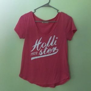 Pink hollister T-shirt